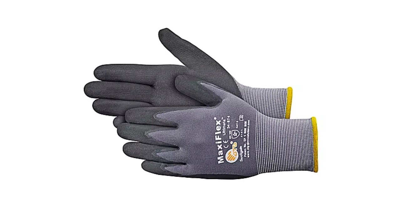 XL 34-874 Maxiflex Ultimate Nitrile Micro-Foam Coated Gloves – 12 PACK
