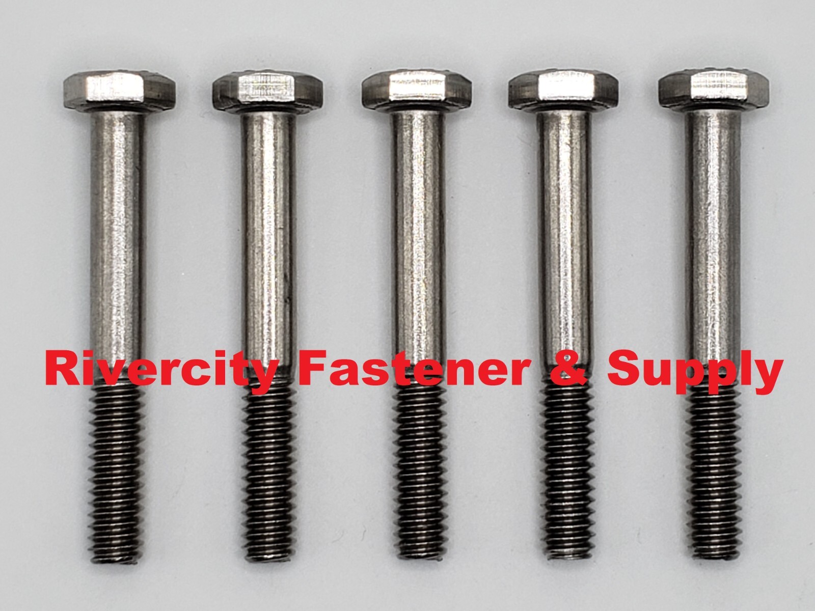 1/4-20×2 Stainless Steel Hex Head Cap Screws 1/4X20x2 Bolts 1/4-20 x 2