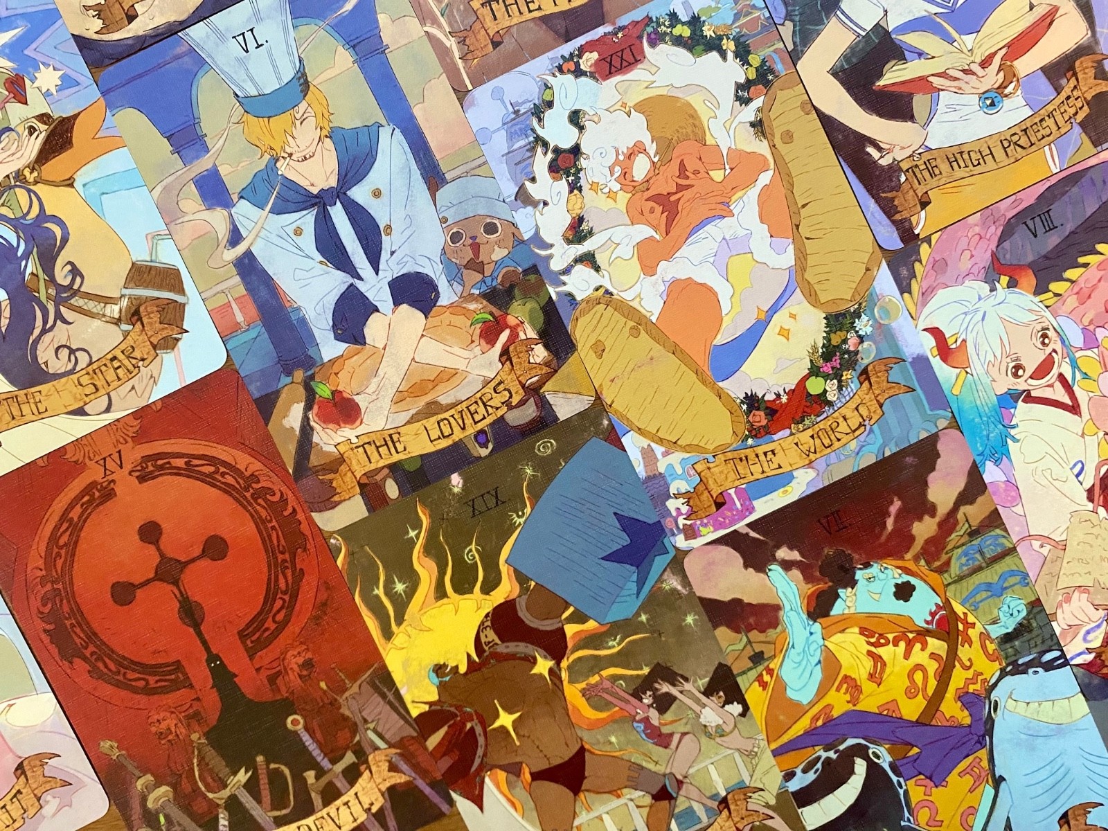 One Piece 78 -Cards standard Tarot Anime Card Deck