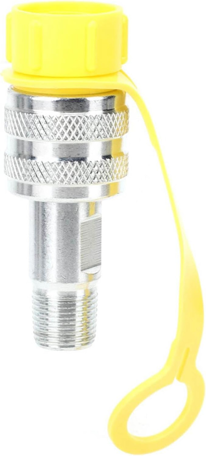 Hydraulic Coupling Quick Disconnect Set ZG3/8 Mechanical Oil Pipe Coupler Chrome