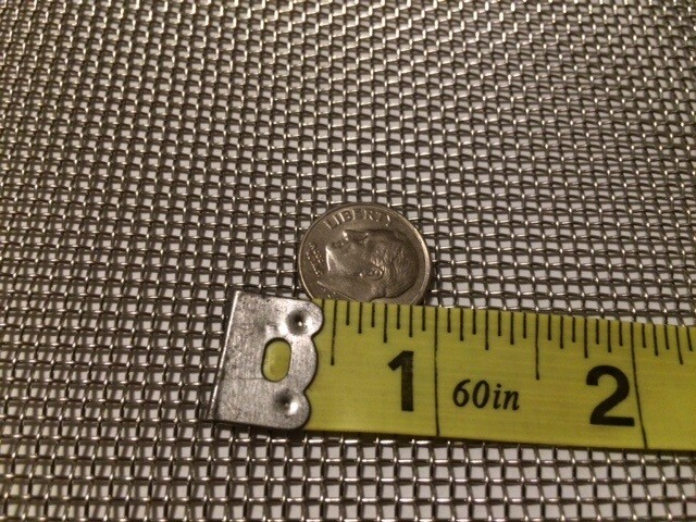 t-304 Stainless Steel Mesh-304 Mesh #12 .023 Stainless Steel Wire Mesh 36″x 48″