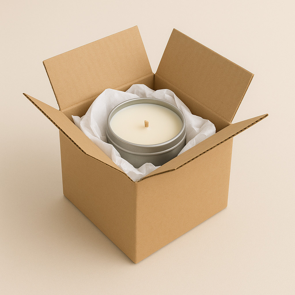 25 Pack 4x4x4 Shipping Boxes | Corrugated Cardboard Mailing Packing Cartons