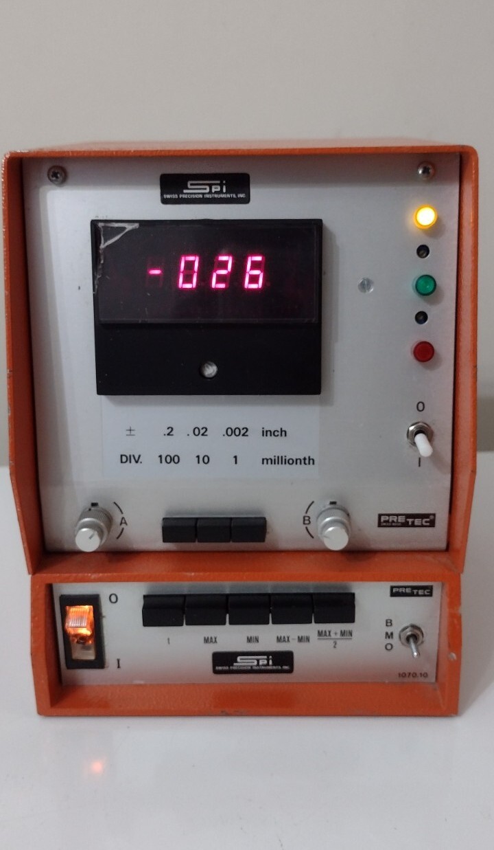 SPI PreTec 1070.10 Digital Micrometer/Comparator 84481. ± .002″ DIV up to 1Mth