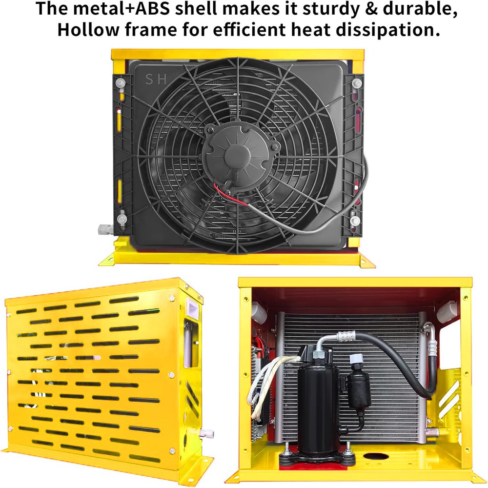 12V 11000 BTU Truck Air Conditioner Split AC For Semi Trucks Bus RV Caravan US
