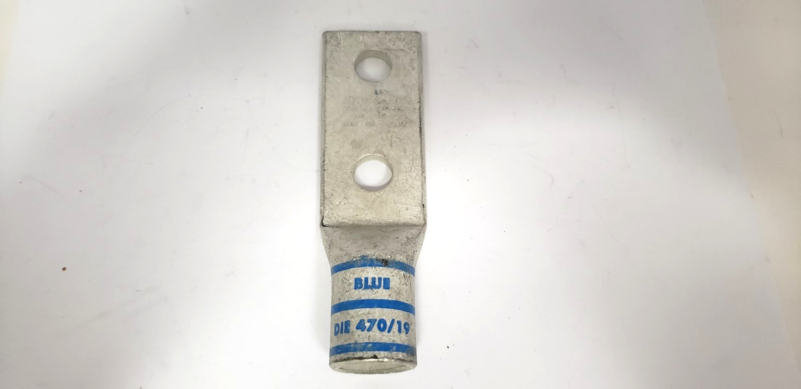 BURNDY YAG34L-2NTC-FX COMPRESSION LUG, 350 MCM, 2 HOLE 1/2″ STUD, NNB
