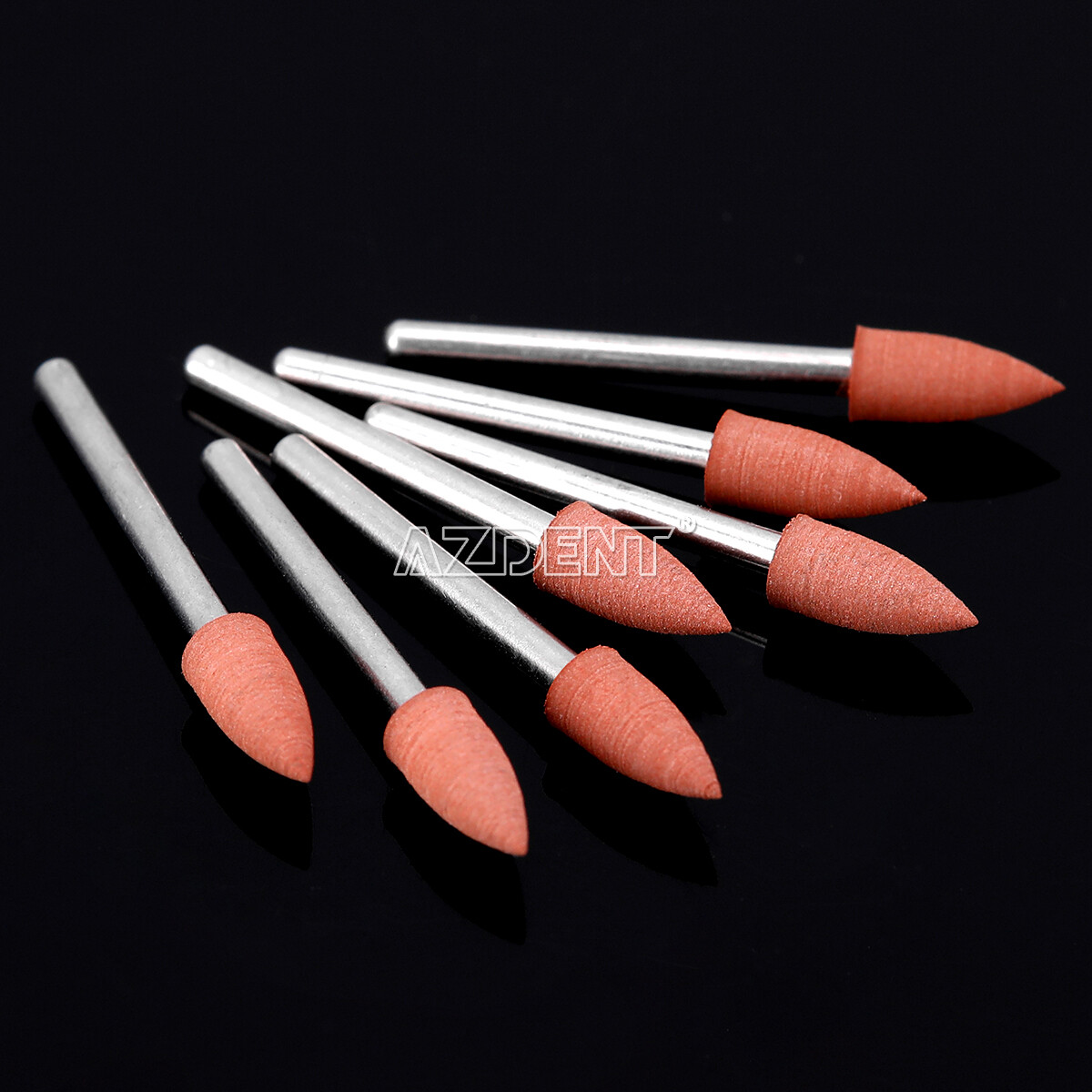 Dental 12pcs/kit Brownie Polishers Friction Grip FG Burs Mini Points 1.6mm 0413