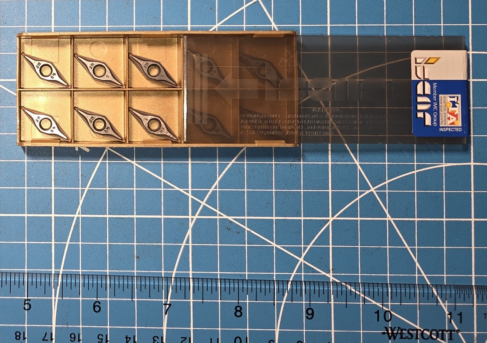 Iscar – VNMG 2.5-1-NF IC8150 Carbide Insert 10 pieces 05508169