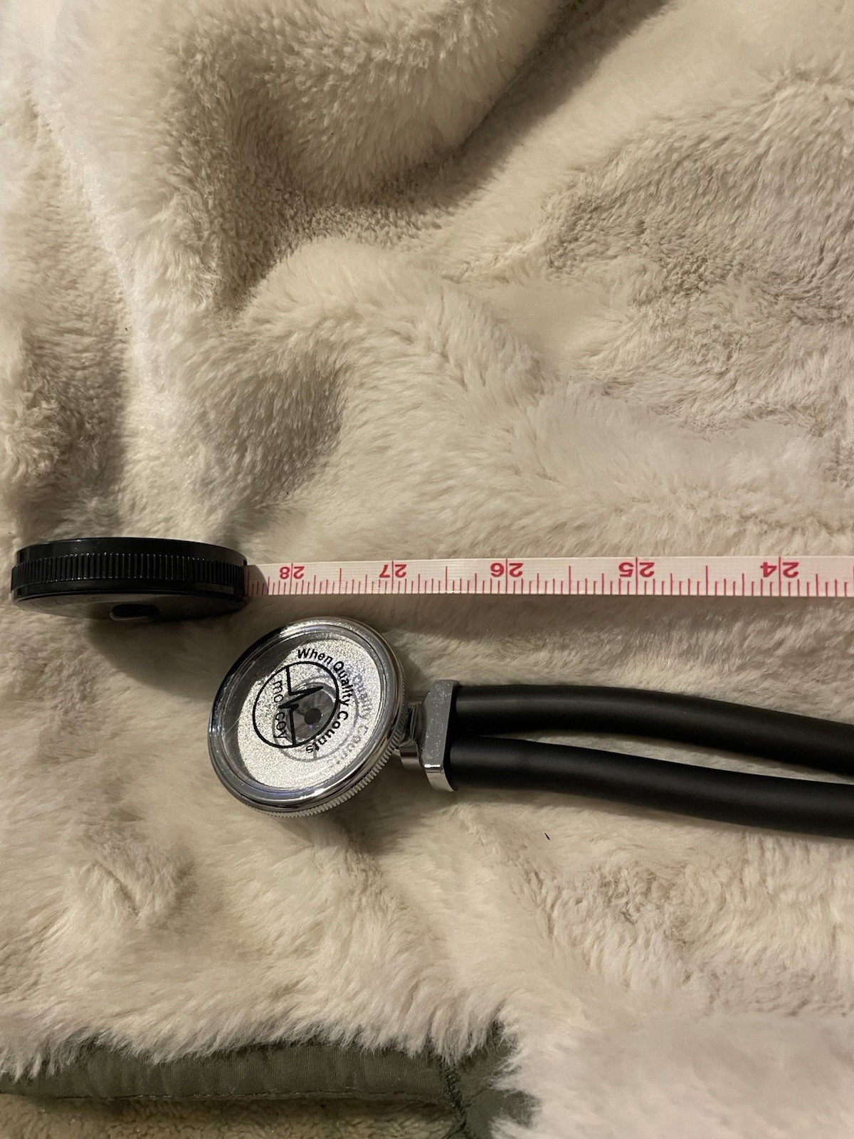 McCoy Single Head Acoustic Stethoscope Black