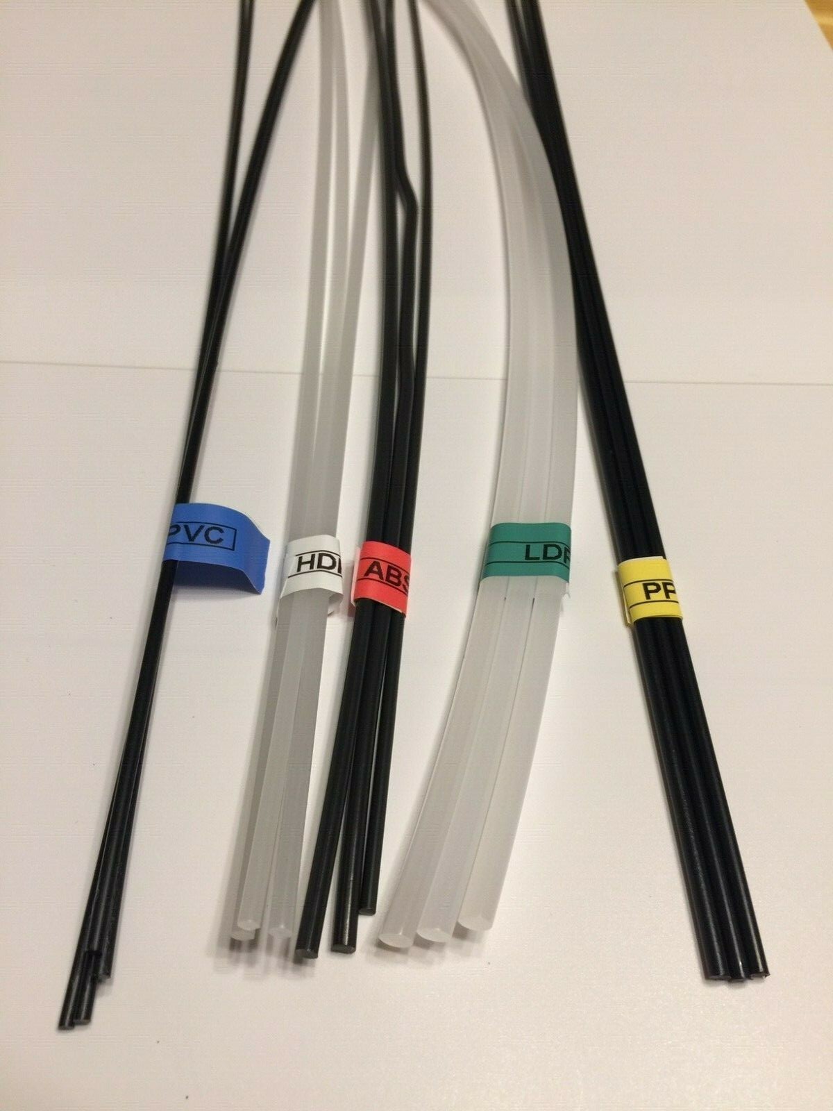 HDPE Plastic Welding Rods Round Flat Triangle Multi Colors See Listing Details