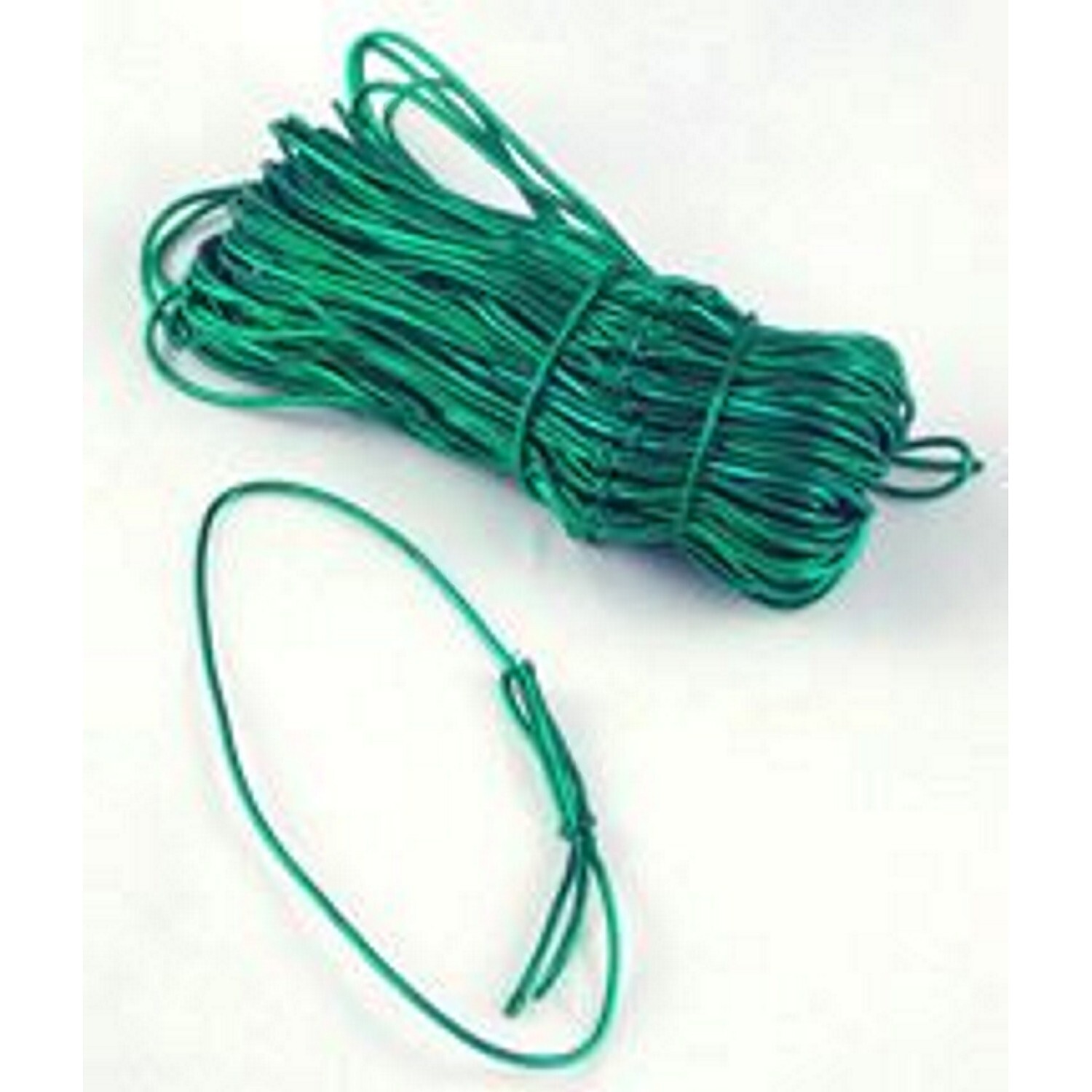8″ Green Metallic Stretch Loops With Bows – 50 Pack (08145)