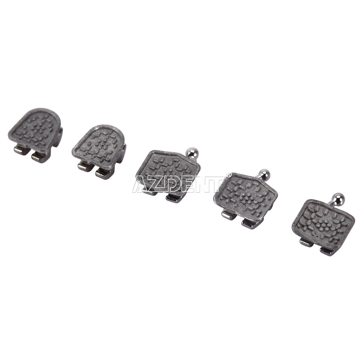Dental Orthotic MIM Monoblock Metal Bracket Braces Mini Roth / MBT.022 Hooks 345