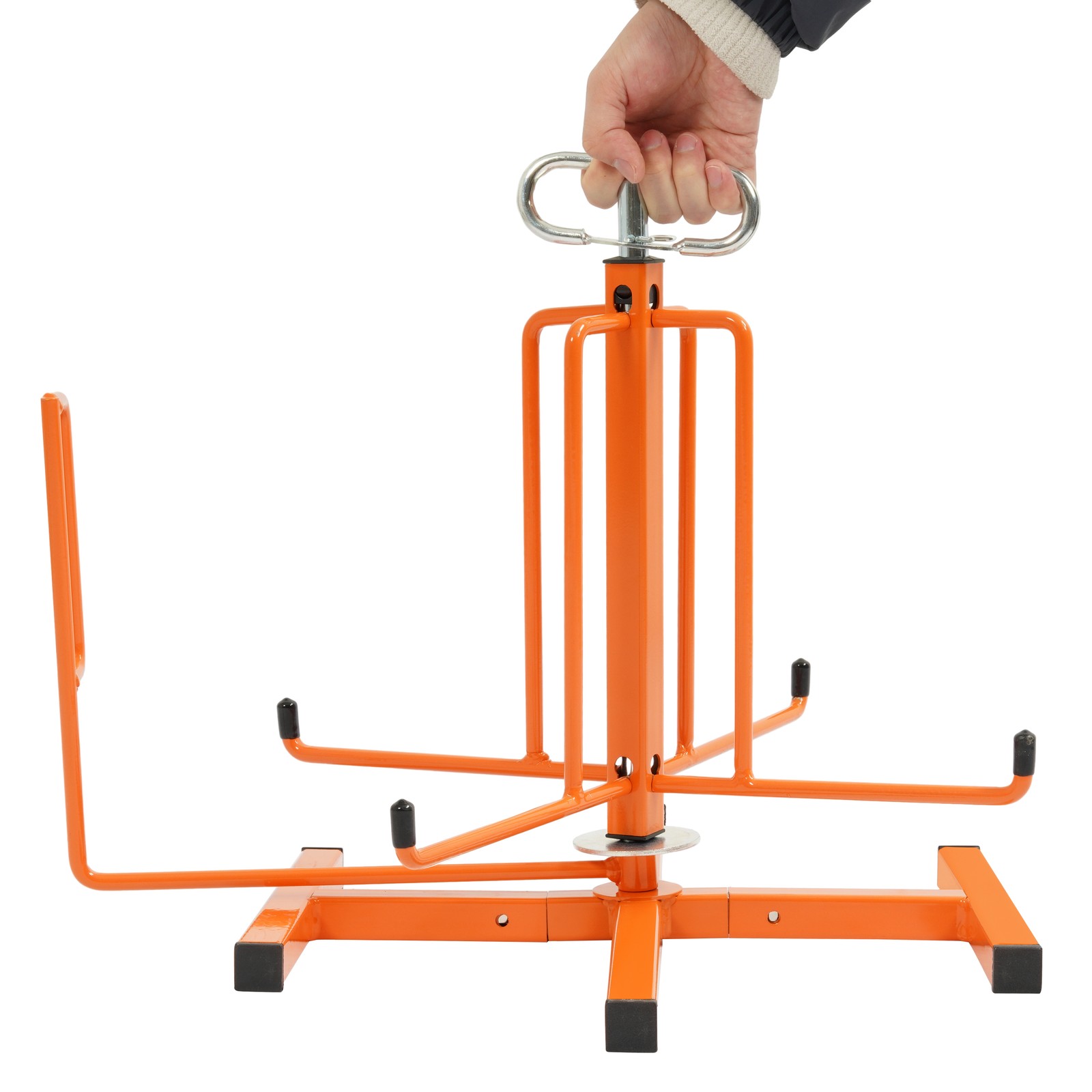 100LBS Cable Spool Dispenser Floor or Stud Mounted Steel Wire De-Reeler Reel MC