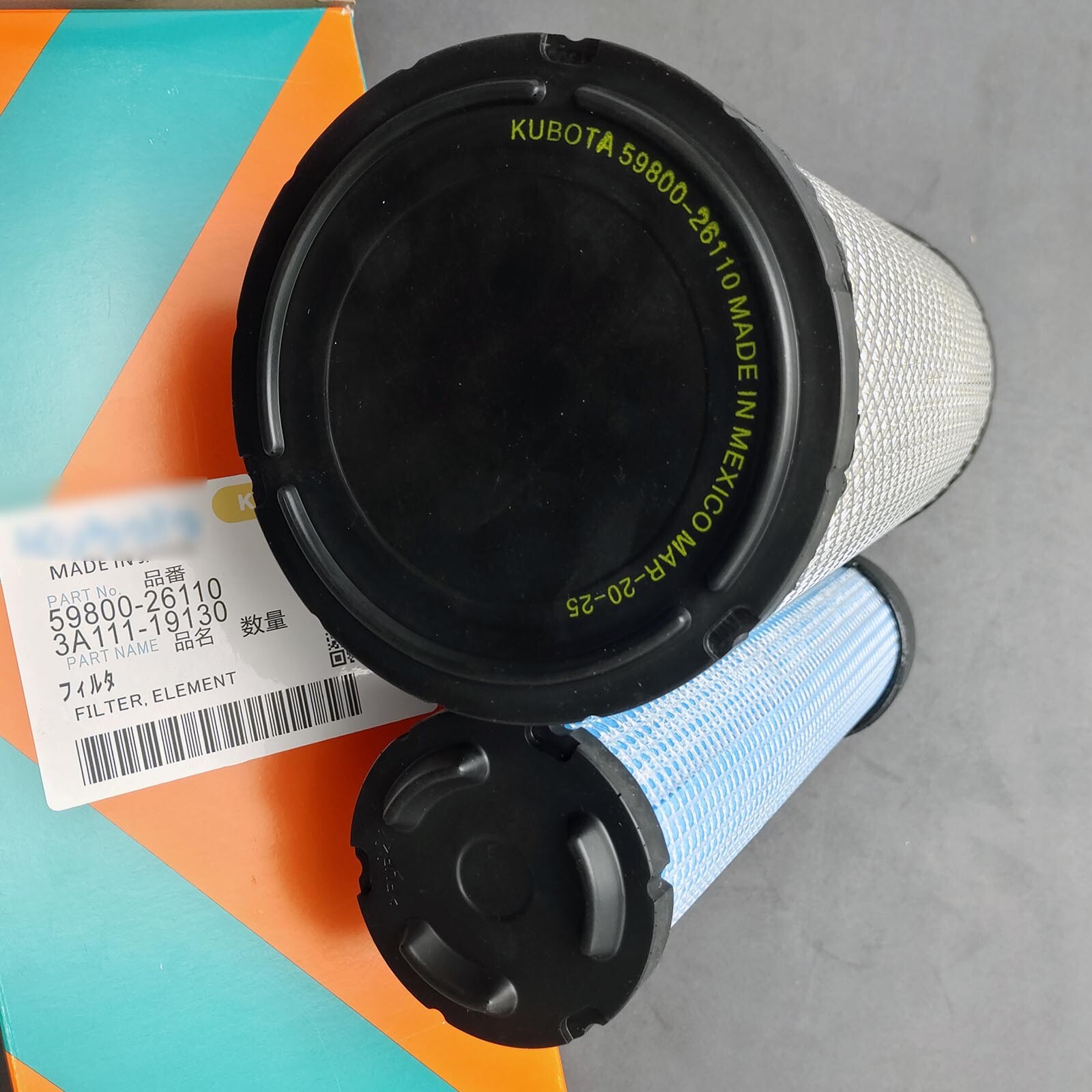 OEM Complete Filter Service Kit for Kubota SVL75 SVL75-2 HST (SN 26157 & Below)