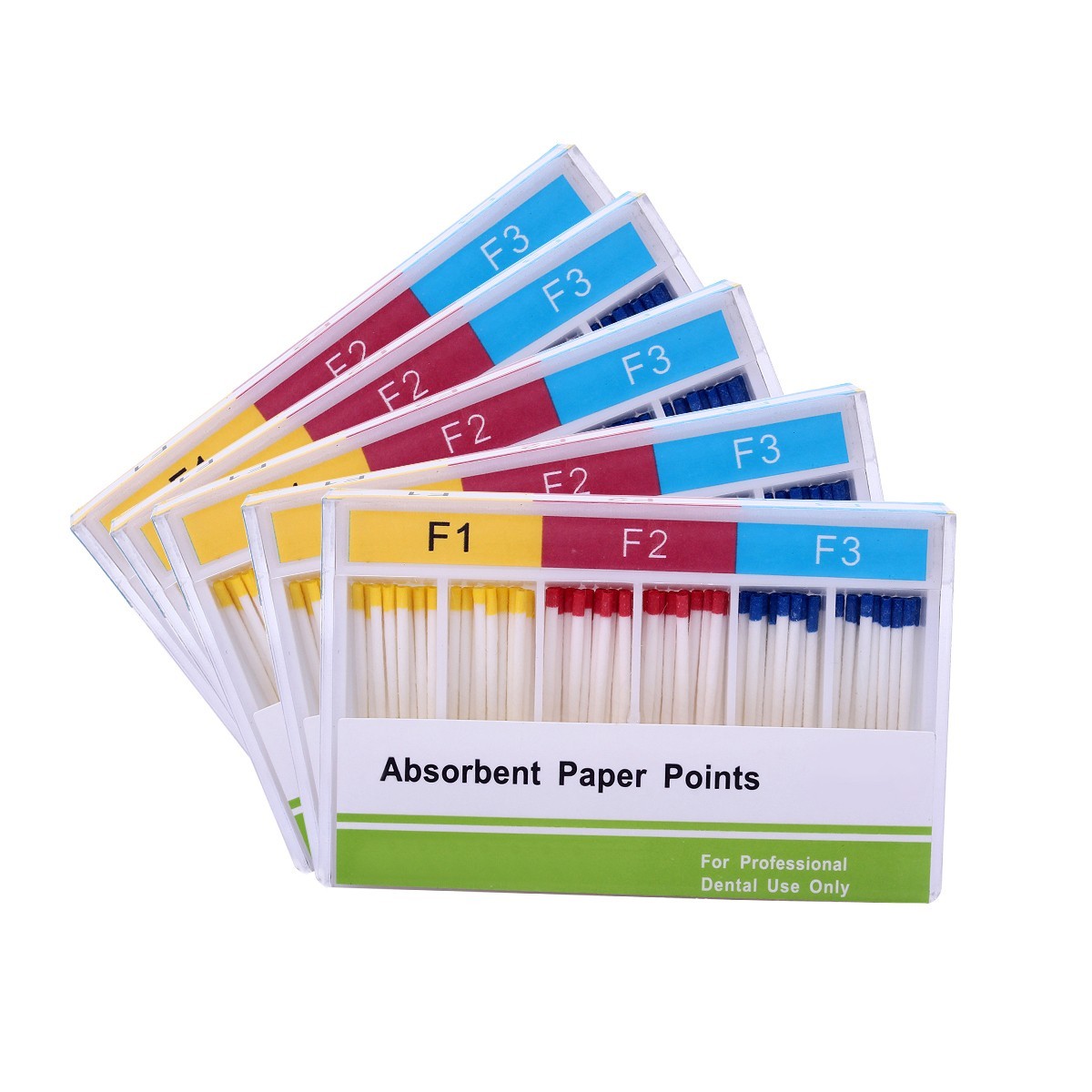 AZDENT Dental Root Endo Absorbent Paper Points PP 0.02/0.04 15#-40#/F1 F2 F3