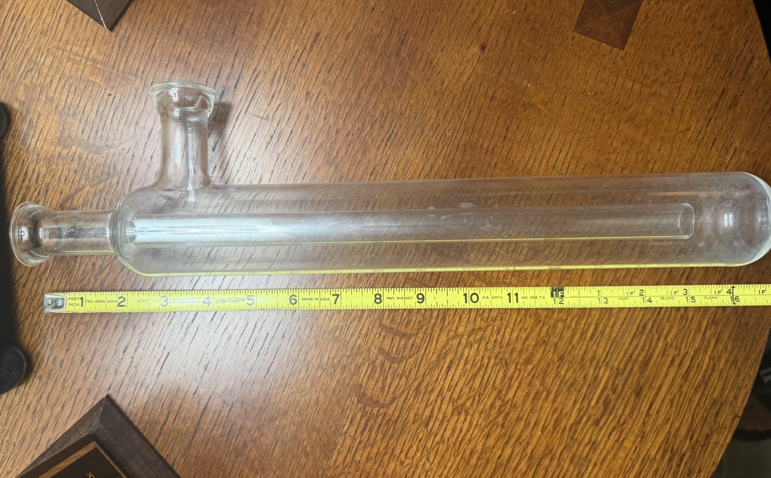 Vintage One Piece Vacuum Cold Trap Laboratory Valve Cup Distilling Beaker