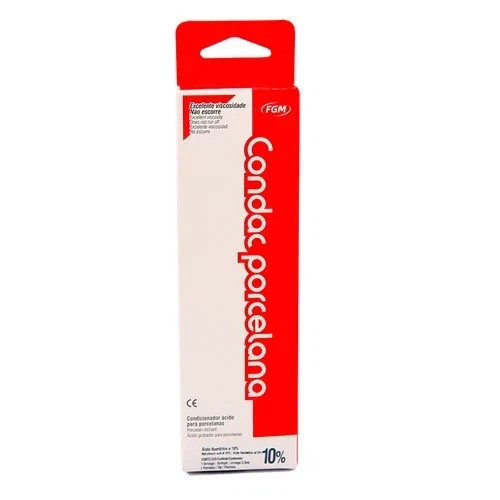 FGM Condac Porcelana Low Viscosity Etching Gel Hyd roflu oric 10% (Free Ship) fs