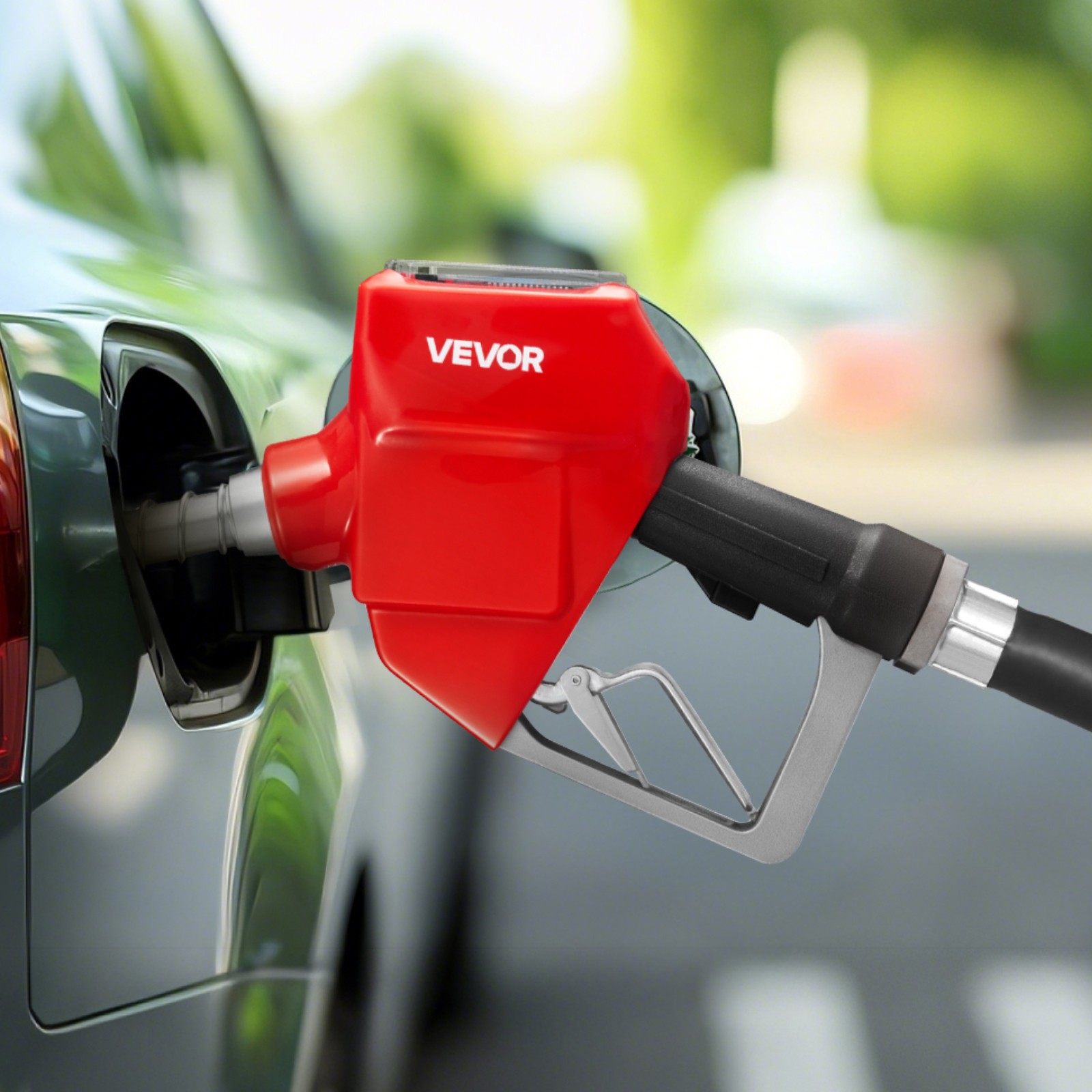 VEVOR 1 in Barb Digital Fuel Nozzle 3/16 in Spout Auto Shut Off Gas Nozzle