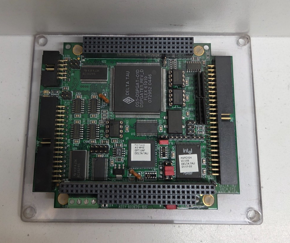 USED DELTA TAU MOTION CONTROLLER CARD 603670-105 PMAC2-PC/104