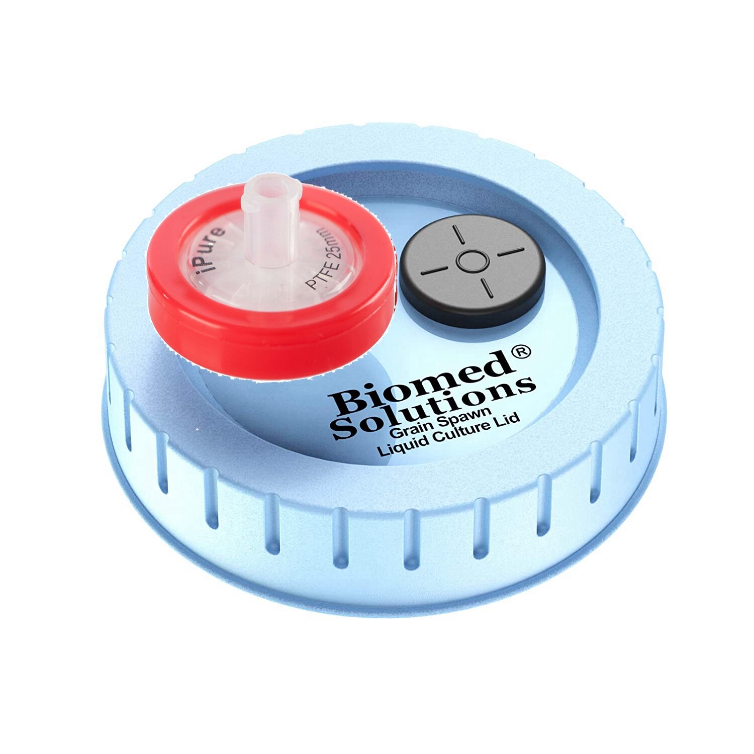 1000PCS HPLC PTFE Syringe Filters Membrane Wheel Red 0.45μm 25mm Lab Hydrophobic