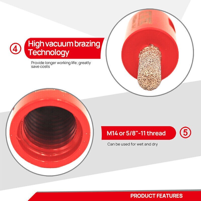 Brick Repointing Kit 4.5″ Diamond Tuck Point Blade + Raking Bit