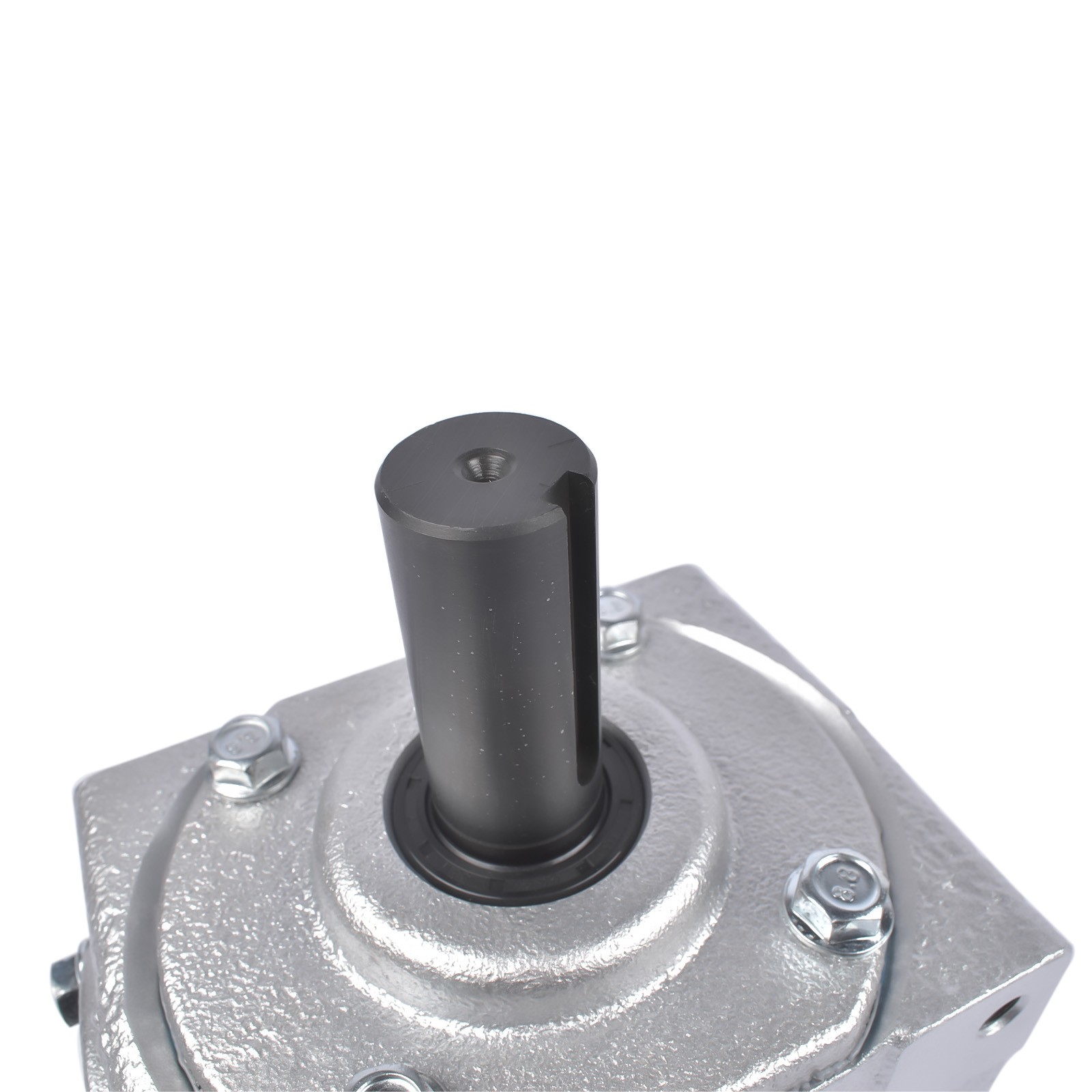 NEW 90 Degree Speed Ratio 1:1 CW/CW Right Angle Bevel Gearbox w/ 2 Keyed Shafts