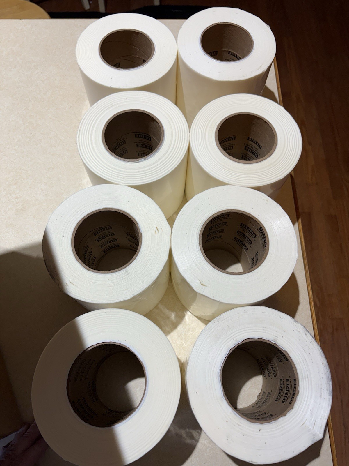 U-Line Marine Shrink Tape S-16158W White 6”x180’ 8 Rolls