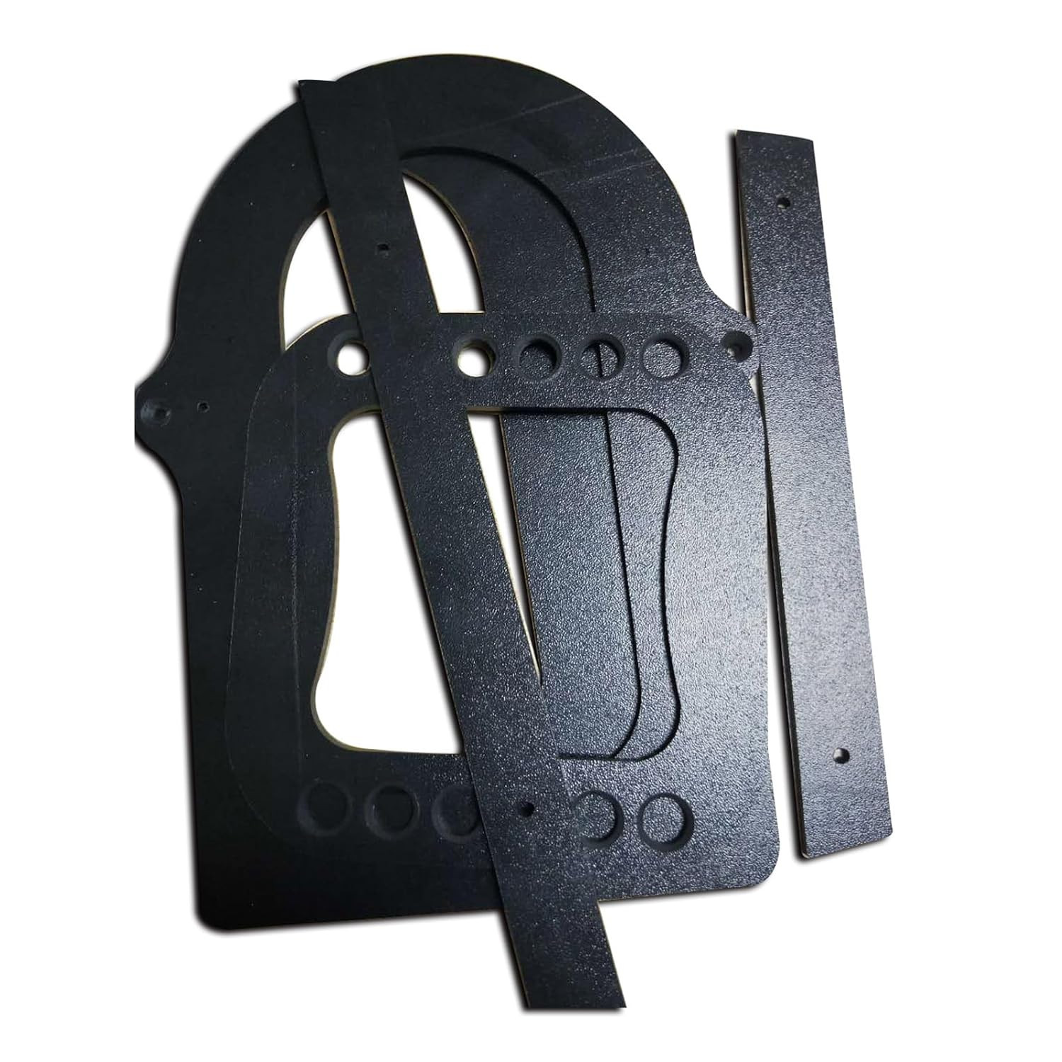2Pack Black ABS Plastic Sheet 10″ X 14″ X 1/8″ Thick Black Rigid Thermoplastic S