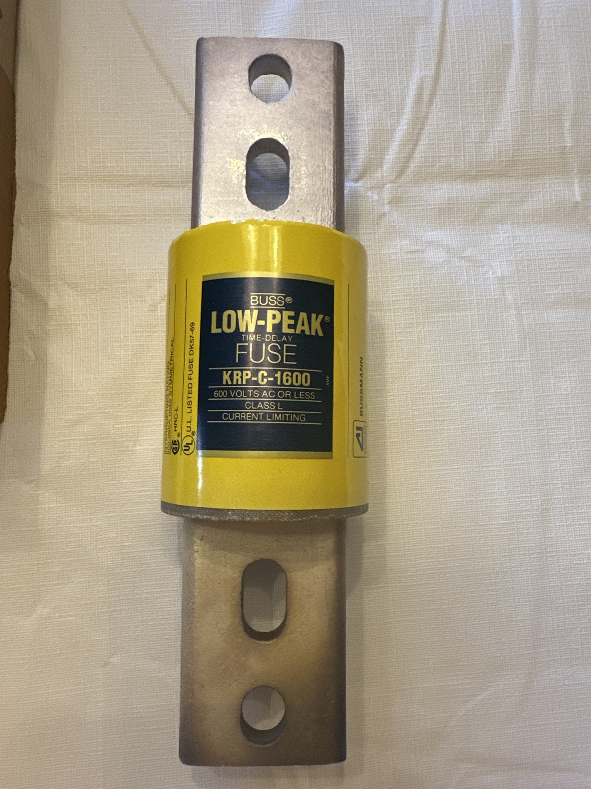 Bussmann KPR-C-1600 Low Peak Fuse, 600 Volt, 1600 Amp, NEW In Box