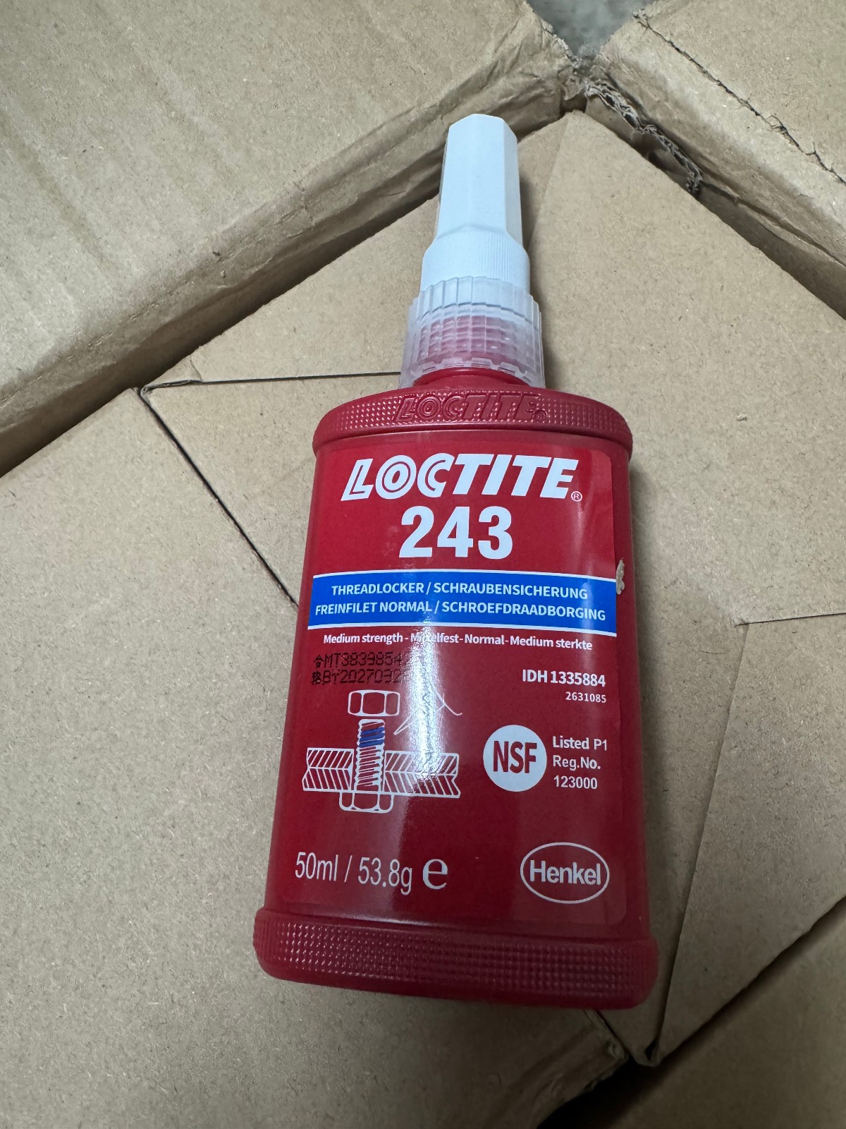 2pack- 50ml tubes Loctite 243 Primerless Threadlocker – 1329467