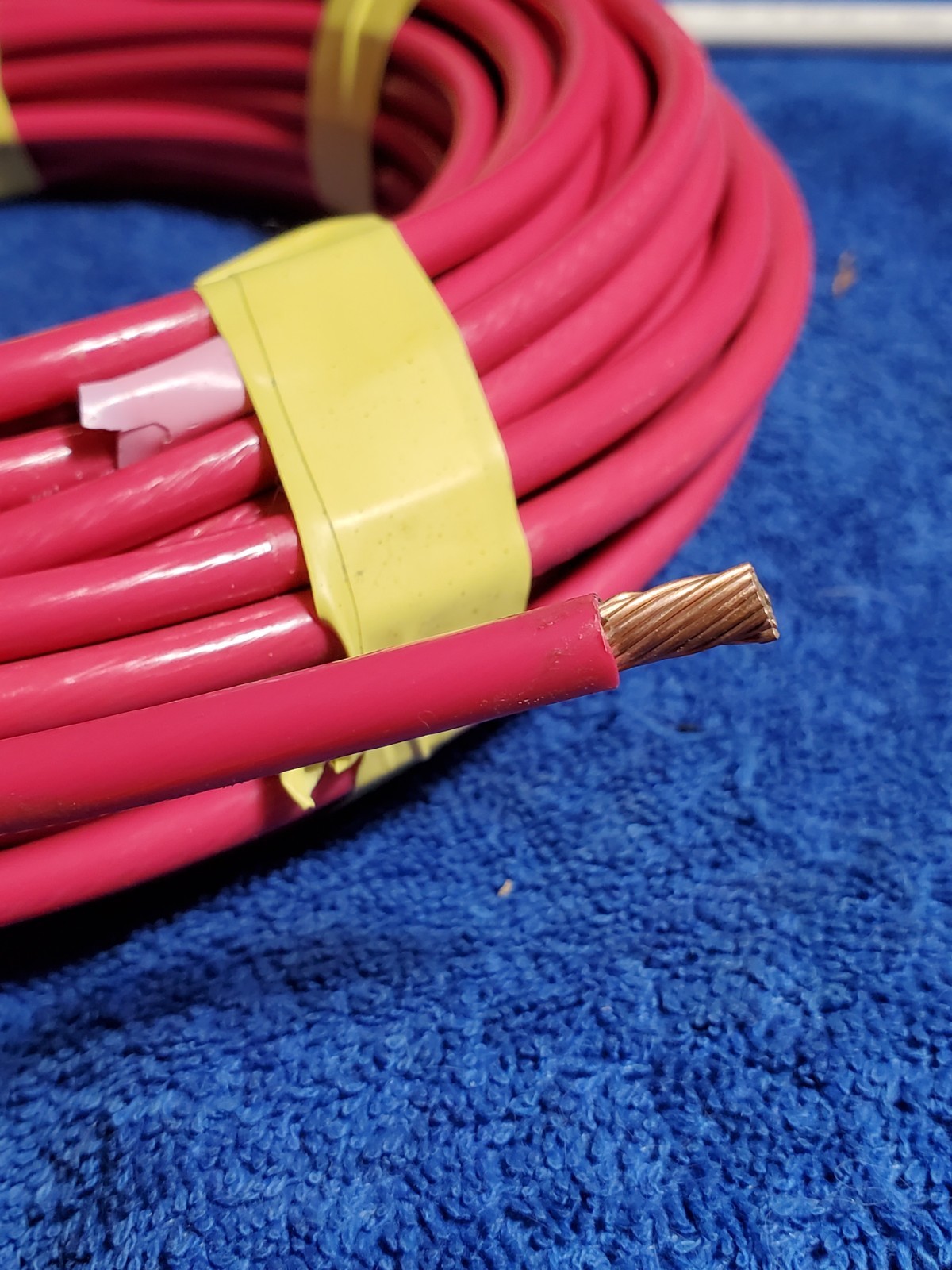 6 AWG THWN-2 Wire 70′ Red Stranded Insulated Copper #6 70ft 600V THHN