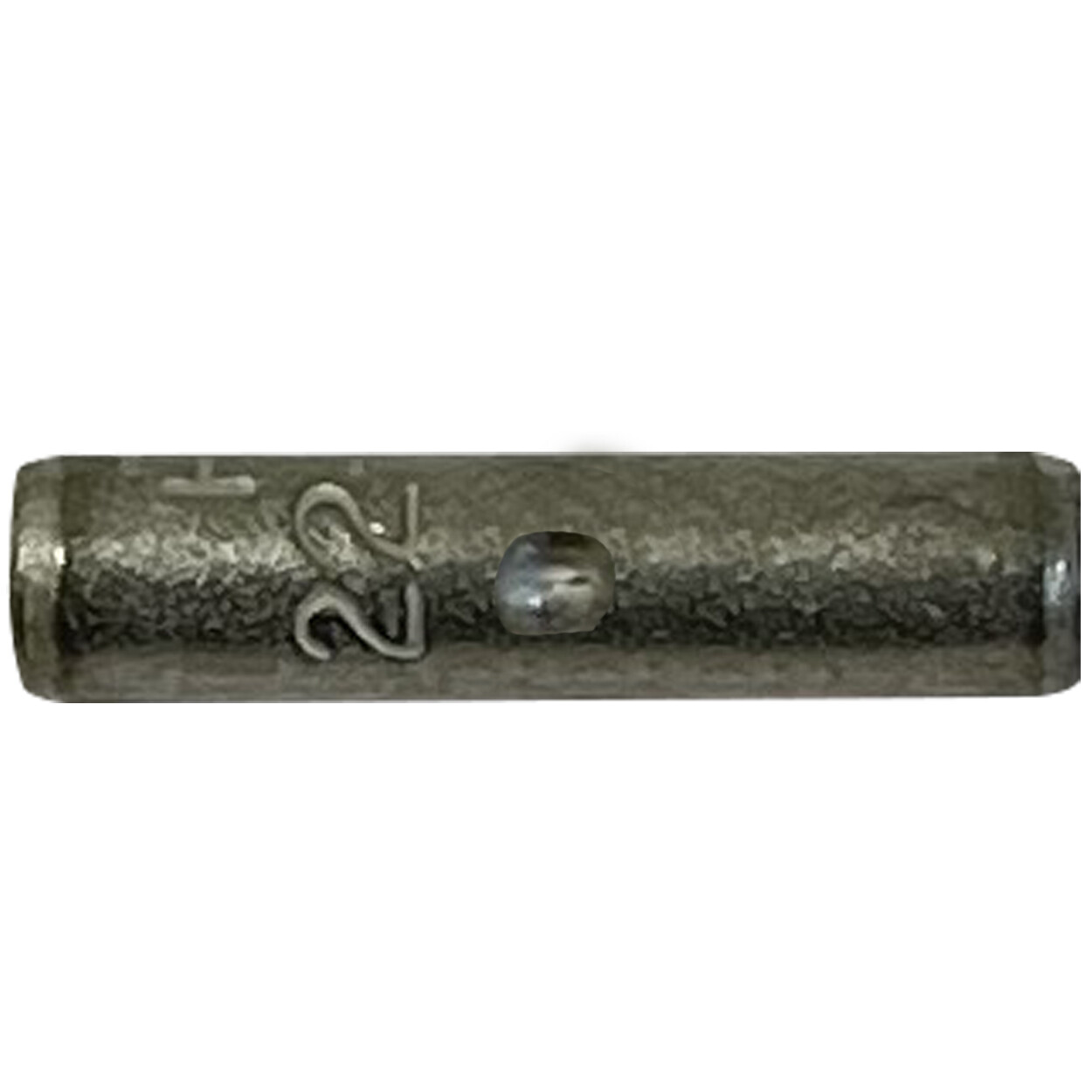 (100) Non-Insulated 22-18 Gauge Uninsulated Butt Splice Connector Wire Terminal