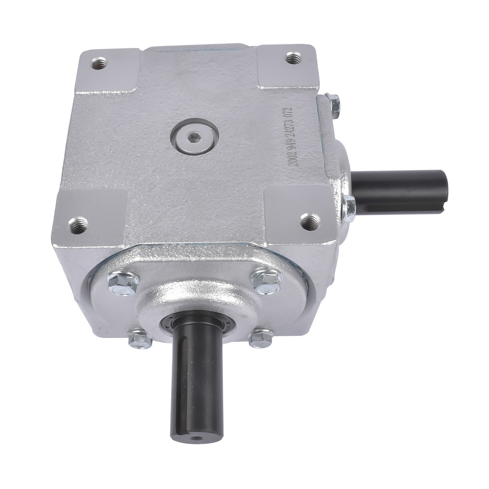 NEW 90 Degree Speed Ratio 1:1 CW/CW Right Angle Bevel Gearbox w/ 2 Keyed Shafts