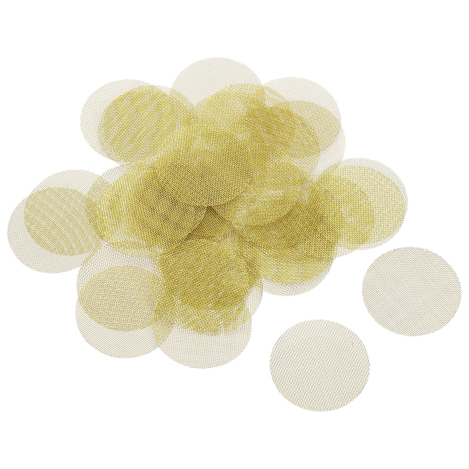 Pipe Screen Brass Screens, 1 Inch(25.4mm) Diameter for Pipe Filter, Pack of 120