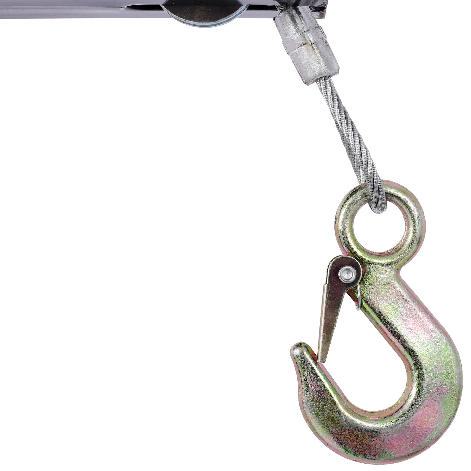 500lb Hydraulic Jib Crane 2″ Hitch Mount Red