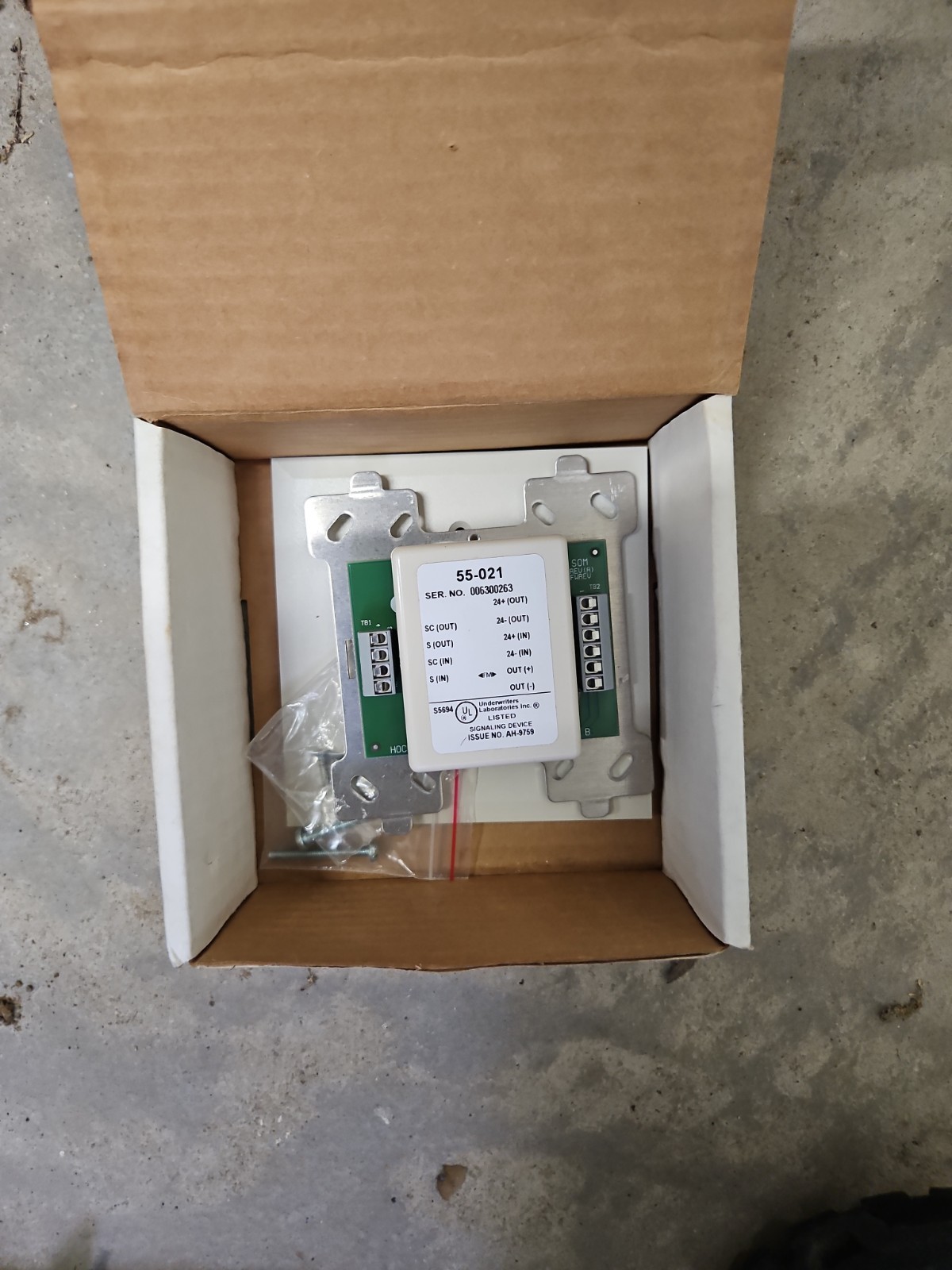 Fike 55-021 Fire Alarm Supervised Output Module