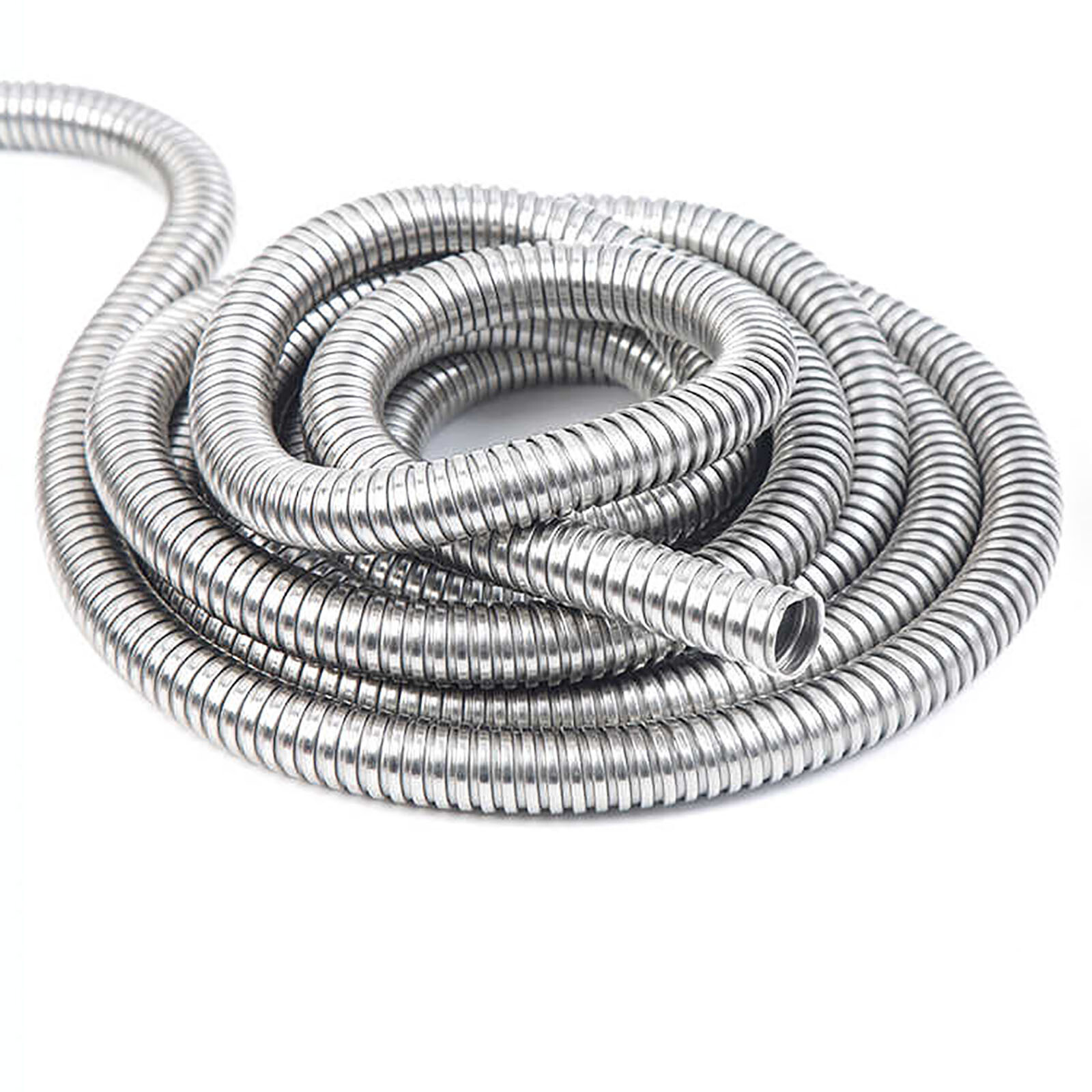 4mm to 51mm Flexible Conduit Tube Cable Tidy Trunking Organiser Stainless Steel