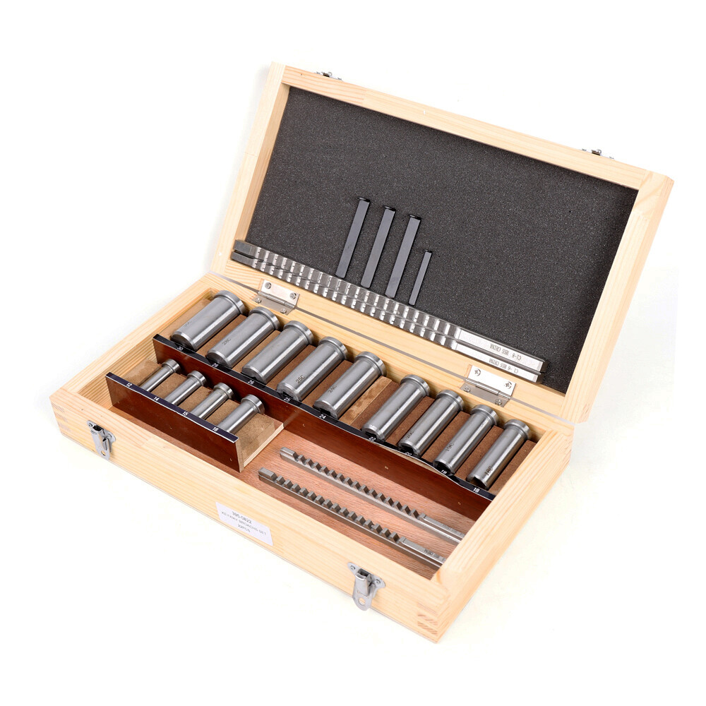 22pcs Keyway Broach Kit Metric Size Set HSS CNC Metalworking Tool
