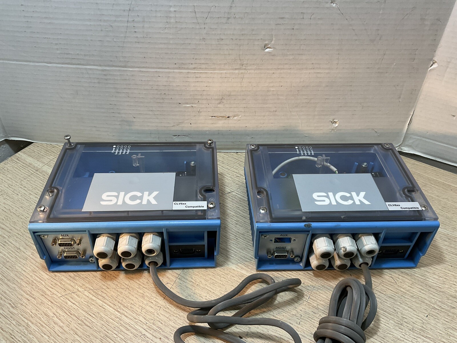 SICK CDM420-0102 DCV 10 – 30 AC:100-240 V CLV6xx Compatible/LOT OF 2 /GAR321