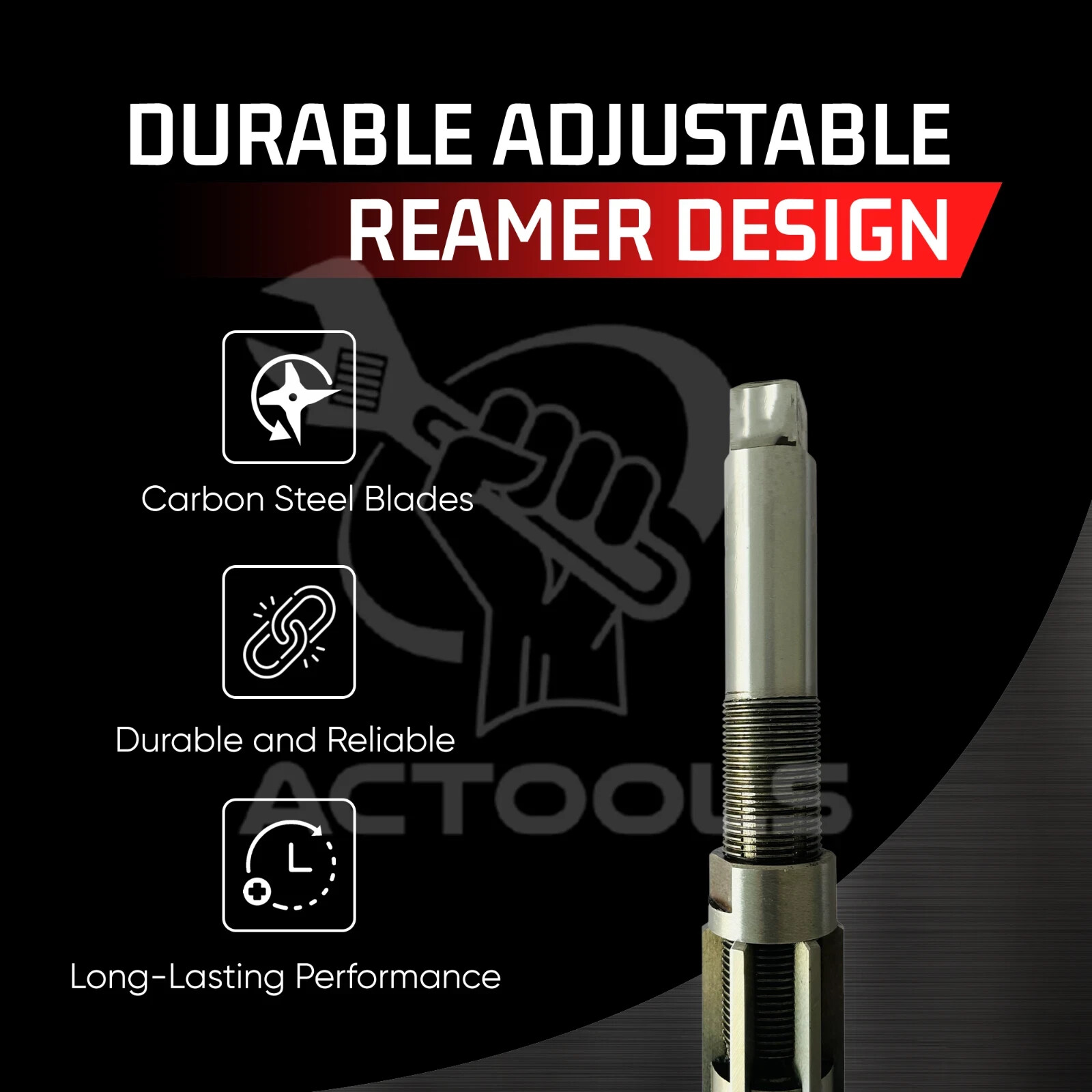 New Adjustable Hand Reamer 20 Pcs Set HV TO H16 Sizes (1/4 ” to 2.7/32″)