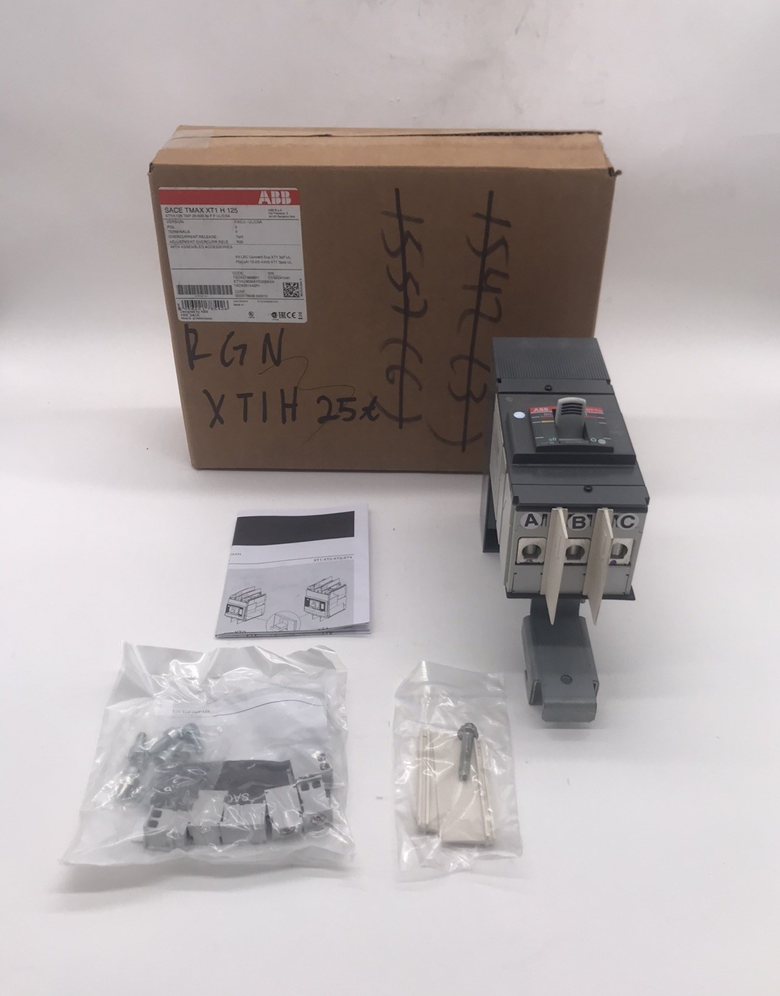 HOUSTON STOCK NEW ABB XT1HU3025AYD000XXX RELIAGEAR 25 AMP FREE 2 DAY AIR BUY NOW