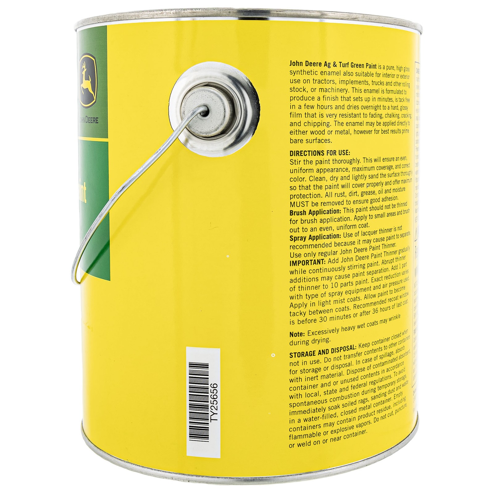 John Deere TY25656 1 Gallon Ag & Turf Green Paint OEM