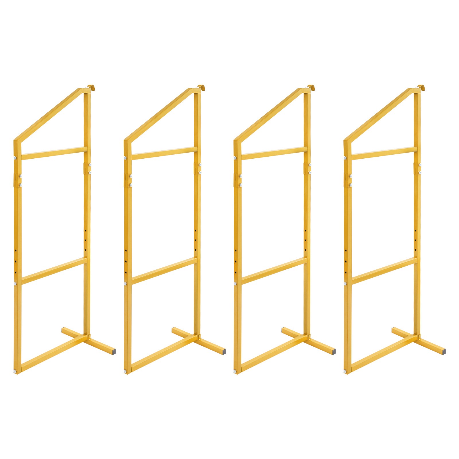4 Pack Cargo Shipping Container Shelving Shelf Bracket 19″x52″ Universal Yellow