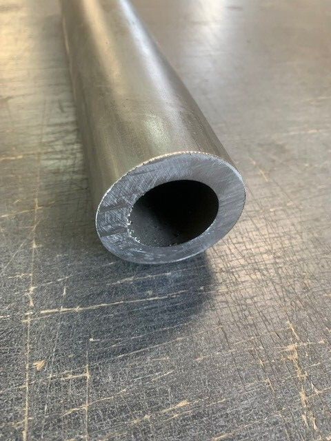 2.25″ OD x 3/8″ Wall DOM Seamless Round Tube x 24″ Long, Mild Steel Tubing