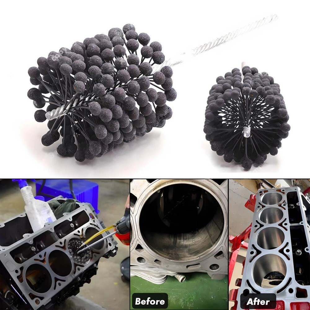 4in 100mm to105mm Engine Cylinder Hone Bore Brush Ball 240 Grit Polishing Tool