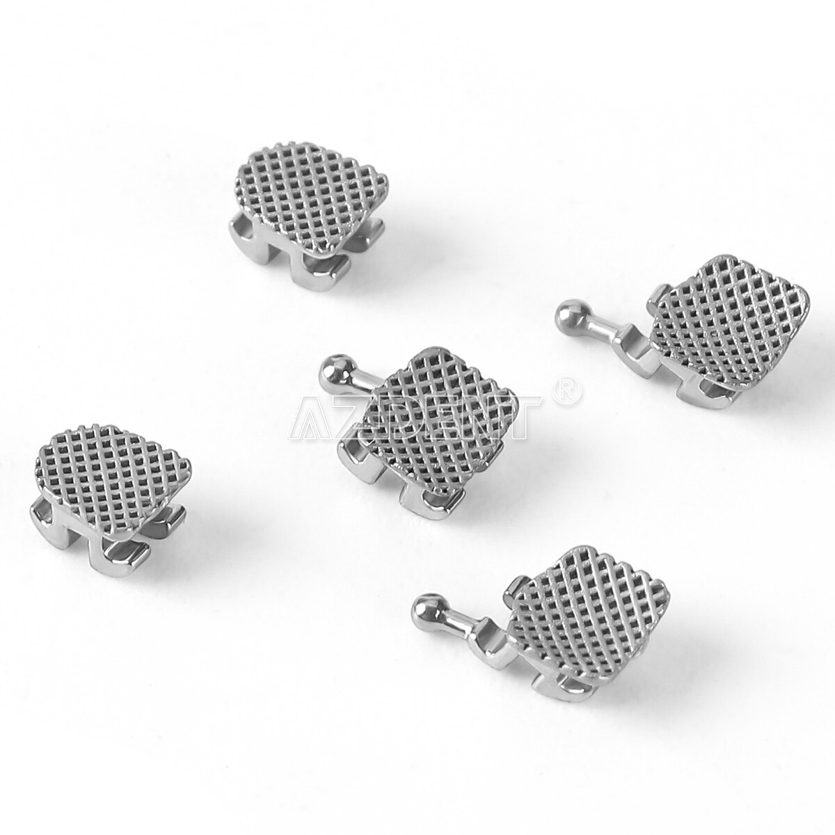 50 Sets Dental Orthodontic Brackets Braces MIM Mini Roth.022″ Hook 3 4 5 AZDENT