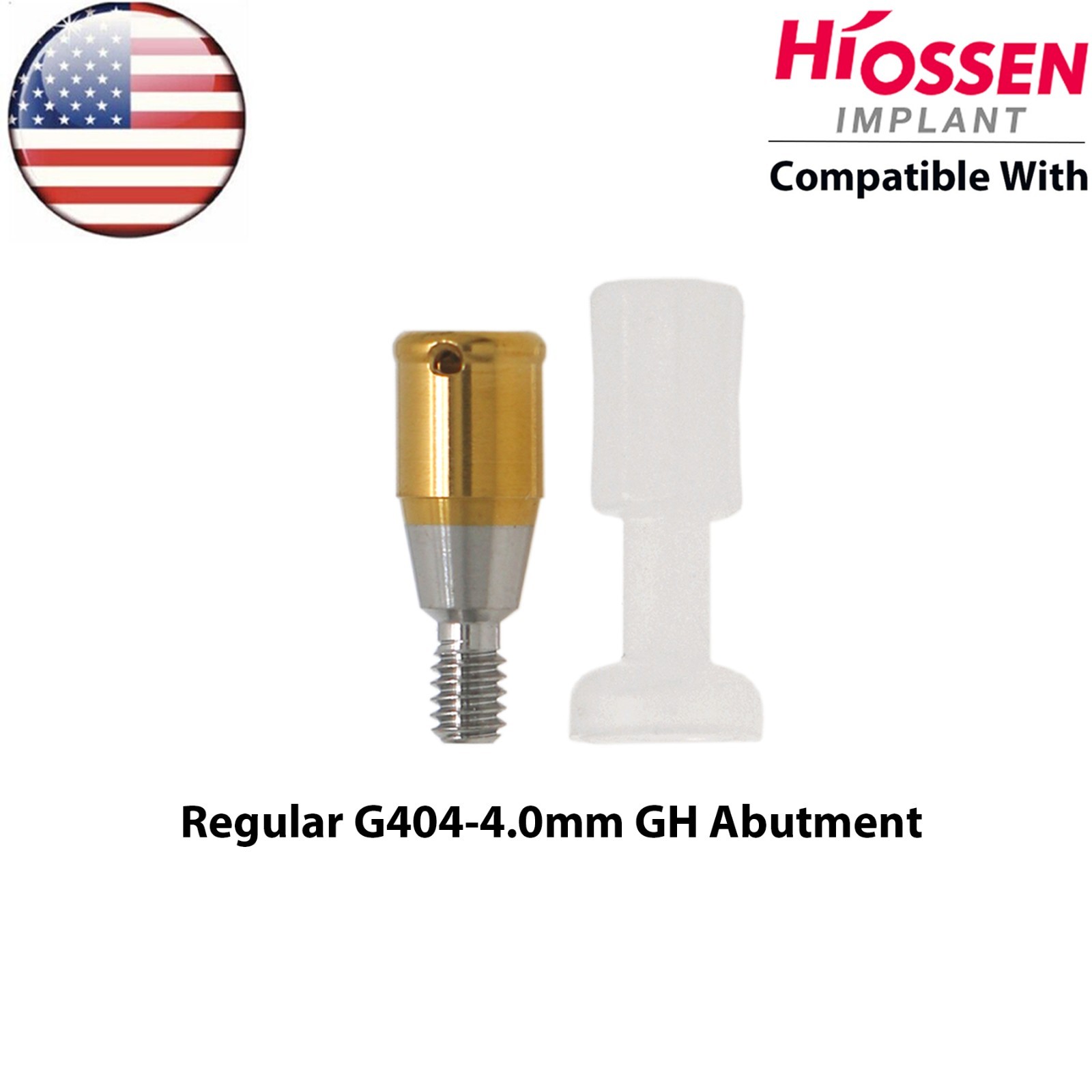 US Dental Locator Abutment Mini Regular 3/4/5mm Male Caps Kit For Hiossen Osstem