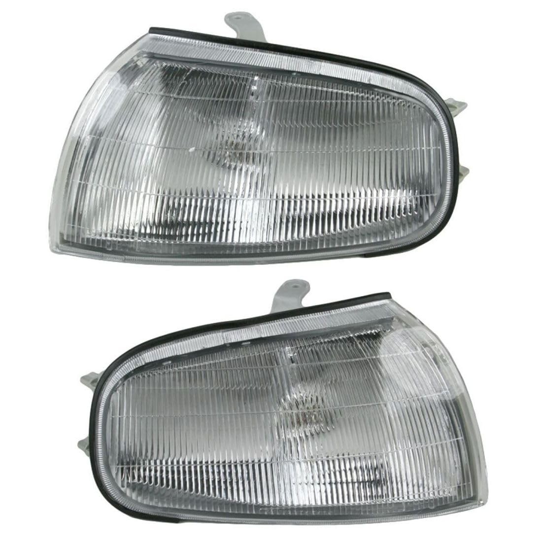 Headlights Parking Corner Lights 4pcs Kit Toyota Camry 92-94 Left Right