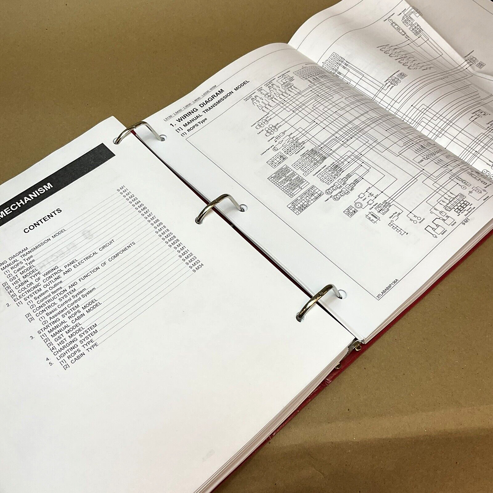 Kubota L3130 L3430 L3830 L4630 L5030 Service Manual Repair Workshop Shop Book