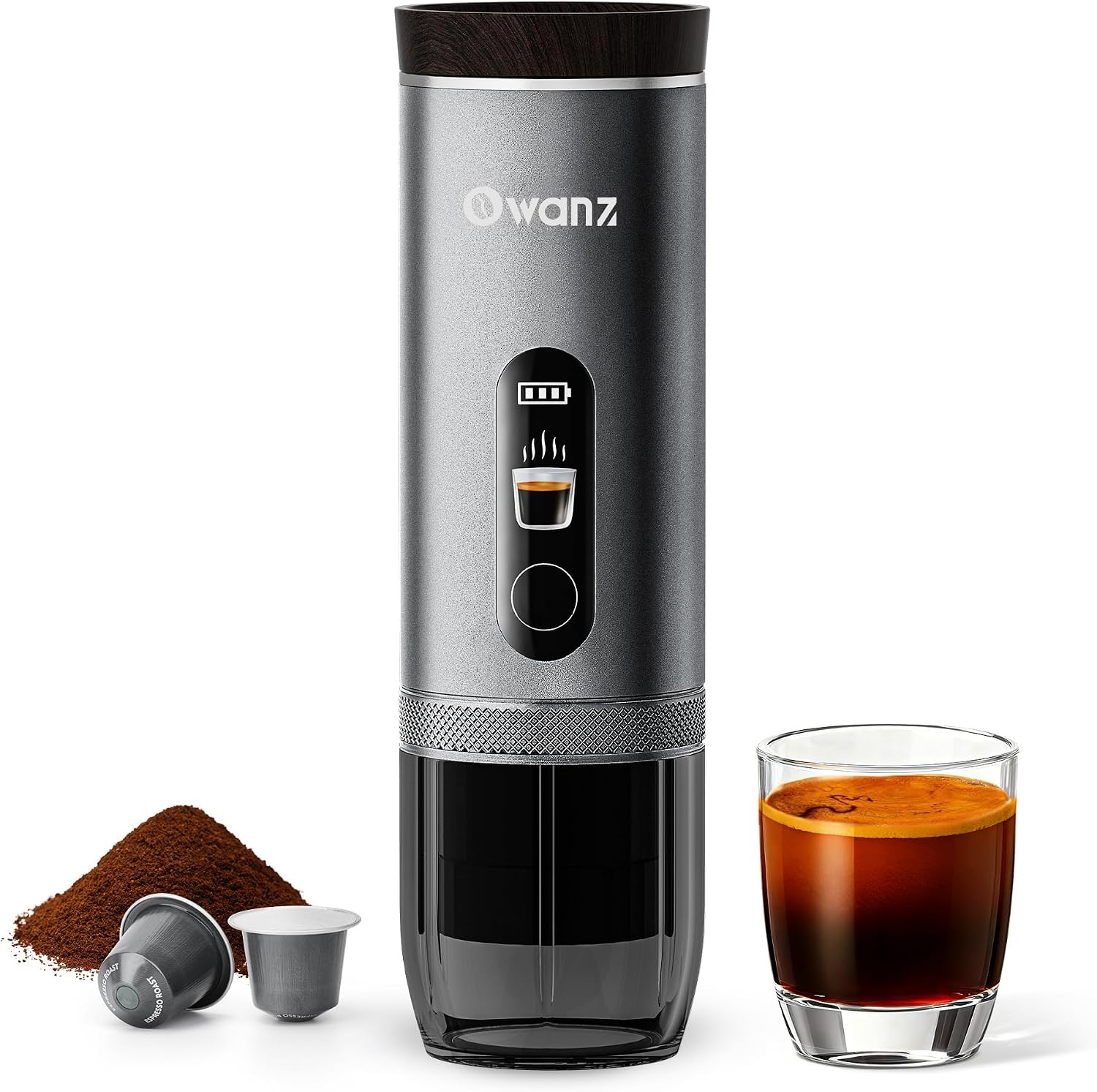 Electric Portable Espresso Machine, 20 Bar Travel Coffee Maker Self-Heating with