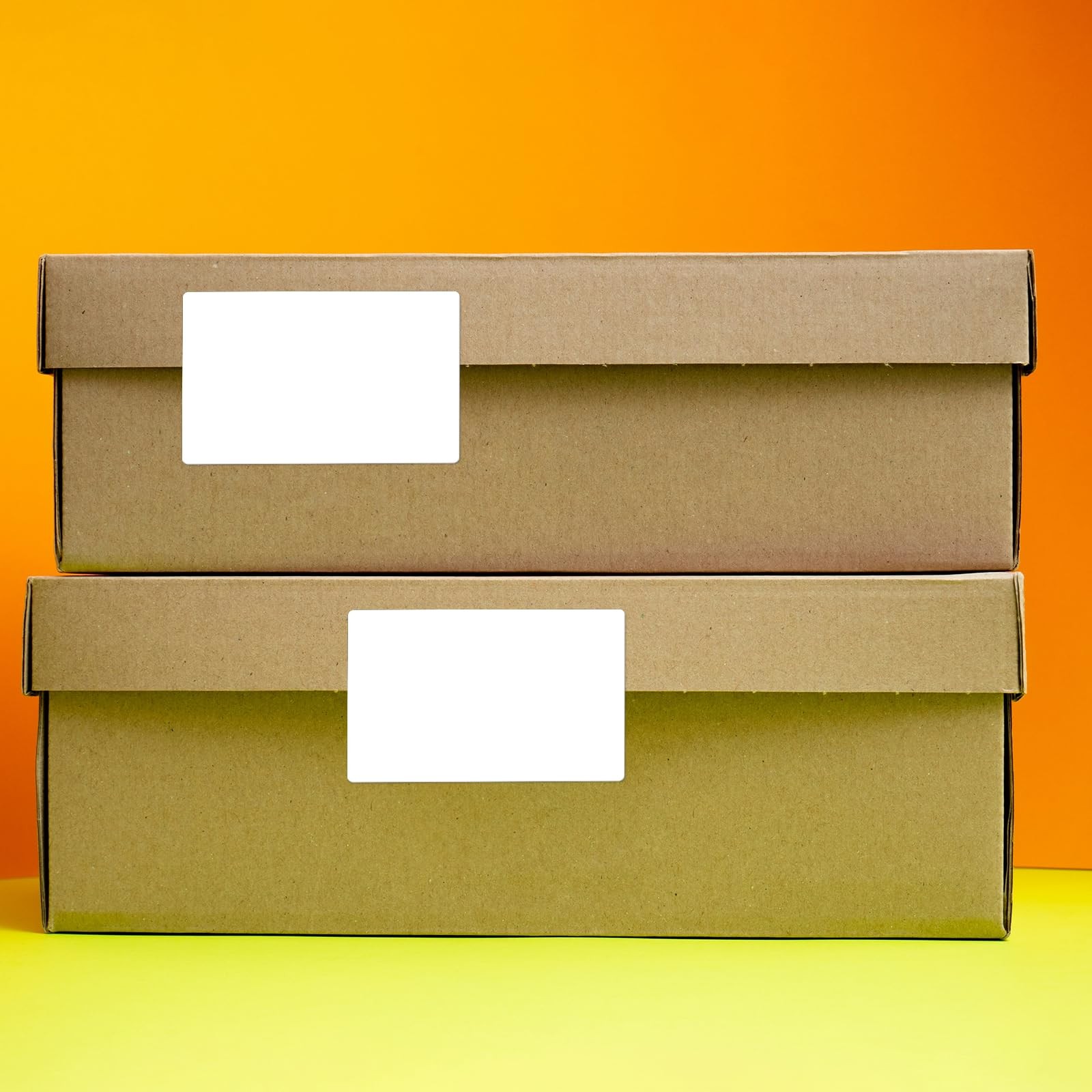 Meitaat White Rectangle Stickers 3 x 2 Inch Color Coding 4 x 2 Inch,